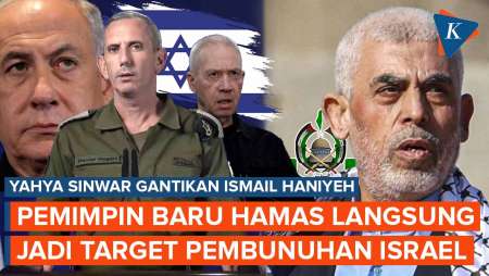 Baru Dilantik Jadi Pemimpin Hamas, Yahya Sinwar Jadi Target Pembunuhan Israel