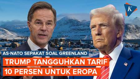 AS-NATO Sepakat Soal Greenland, Trump Cabut Tarif 10 Persen Untuk Eropa