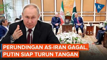 Putin Siap Turun Tangan Jadi Juru Damai Usai Perundingan AS-Iran Gagal