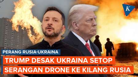 Trump Minta Ukraina Berhenti Serang Kilang Minyak Rusia, Desak Perang Diakhiri