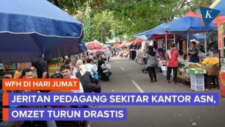 Pedagang Alami Penurunan Omzet 60 Persen Imbas WFH ASN
