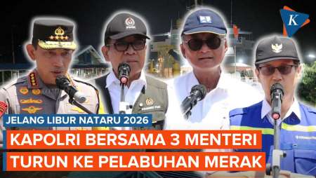 Pernyataan 3 Menteri Dan Kapolri Usai Cek Pelabuhan Merak Jelang Libur Nataru 2026