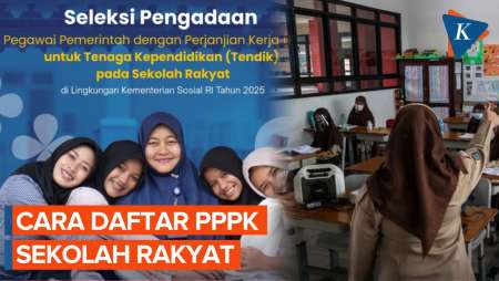 Cara Daftar PPPK Tenaga Kependidikan Sekolah Rakyat 2025, Ada 3.003 Formasi