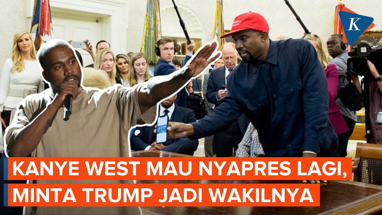 Kanye West Bakal Nyalon Presiden AS 2024, Ingin Trump Jadi Wakilnya