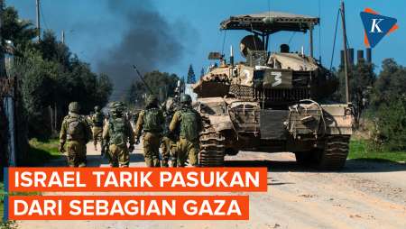 Israel Tarik Pasukan dari Sebagian Wilayah Gaza