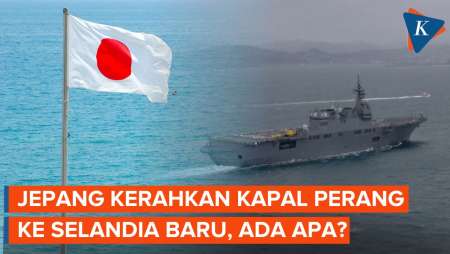 Jepang Kerahkan 2 Kapal Perang ke Selandia Baru, Ada Apa?