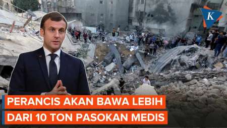 Perancis Kirim Kapal Perang untuk Berikan Bantuan Medis ke Gaza