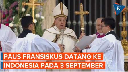 Paus Fransiskus Dijadwalkan Datang ke Indonesia 3 September 2024