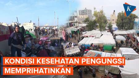 Penampungan Terlalu Padat, Pengungsi di Gaza Hadapi Ancaman Pagebluk