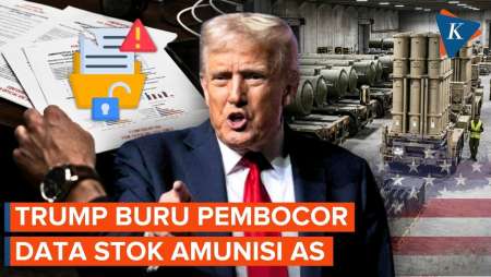 Trump Murka Data Amunisi AS Bocor, Bakal Buru Penyebarnya