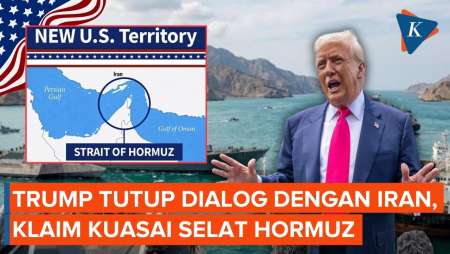 Trump Sebut Tak Ada Pembicaraan Dengan Iran, Klaim Selat Hormuz Wilayah AS