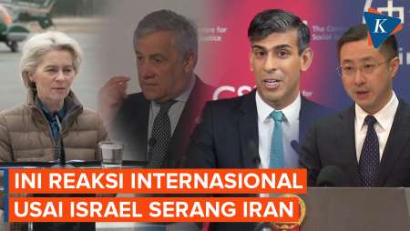 Reaksi Internasional Usai Israel Serang Balik Iran
