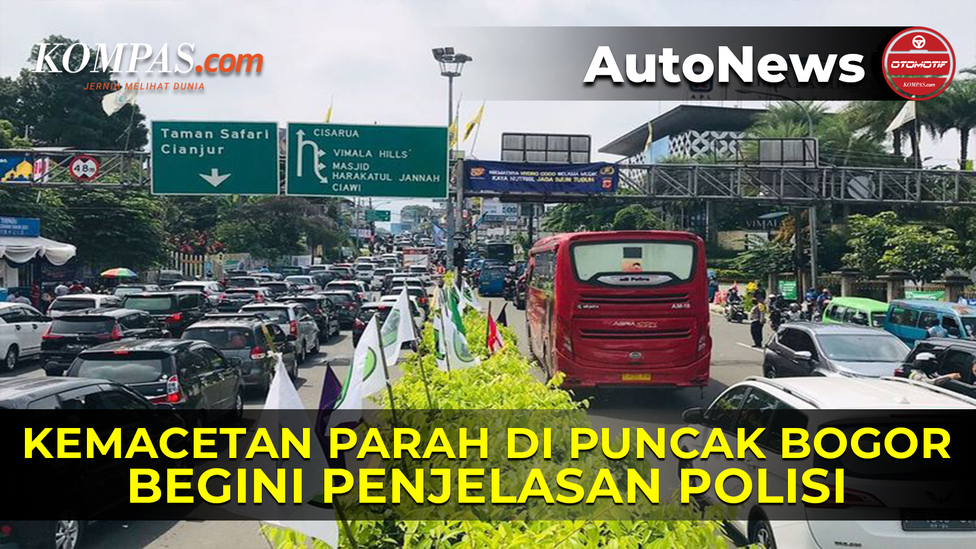Polisi Jelaskan Penyebab Kemacetan Parah di Puncak Bogor