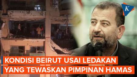 Kondisi Beirut Usai Ledakan yang Tewaskan Wakil Ketua Hamas Saleh Arouri