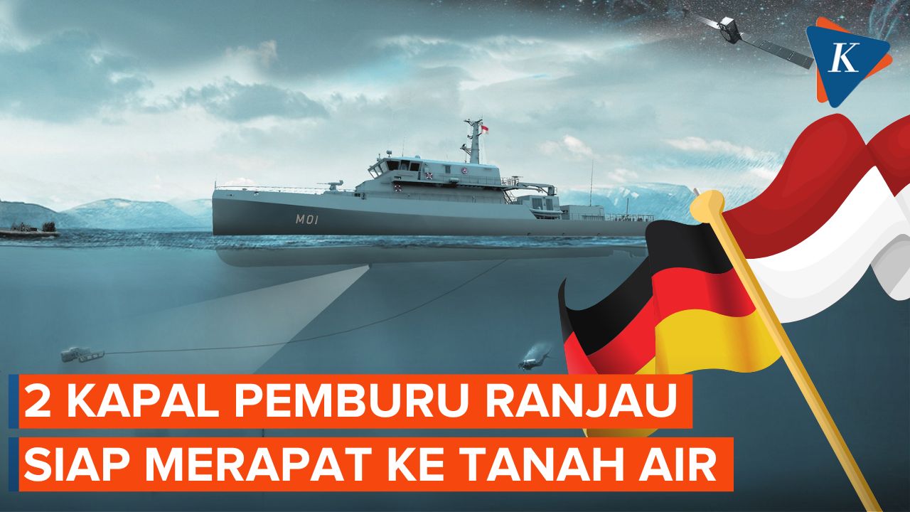 Sepasang Kapal Pemburu Ranjau Siap Tambah Kekuatan Maritim Indonesia