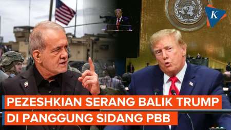 Pezeshkian “Serang Balik” Trump Di PBB, Sebut Iran Korban Teroris AS