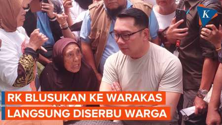 Ridwan Kamil Diberondong Curhatan Warga Warakas, Ada yang Minta Kerja