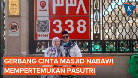 Kisah Pasutri Berangkat Haji Beda Kloter, Bertemu di Gerbang Cinta Masjid Nabawi