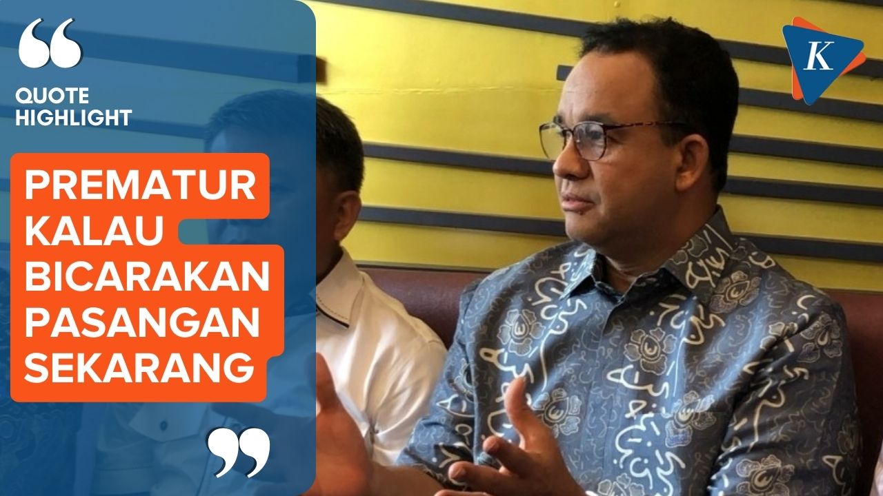 Respons Anies Baswedan Saat Ditanya soal Cawapres