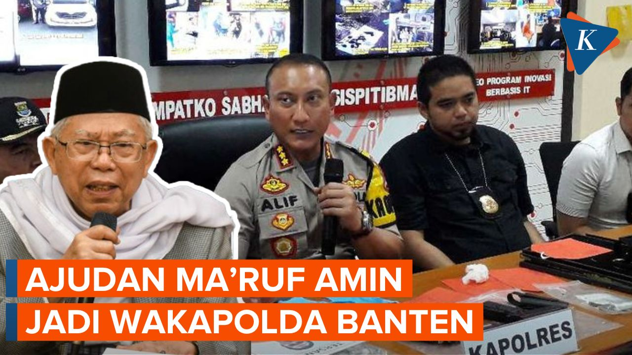 Rotasi Polri,  Ajudan Wapres Ma'ruf Amin Jabat Wakapolda Banten
