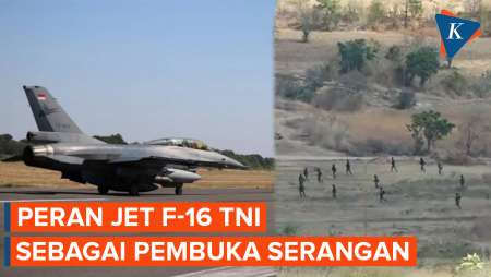 Peran F16 TNI AU Jadi Pembuka Serangan Militer Indonesia, Dibekali Bom MK 82