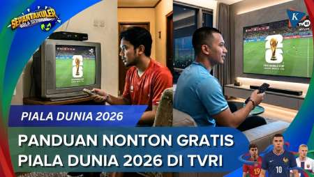 Cara Nonton Gratis Piala Dunia 2026 Di TVRI Lewat TV Analog Dan Digital