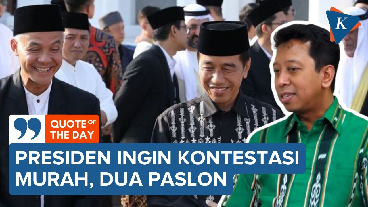 Alasan Jokowi Ingin Hanya Ada 2 Paslon di Pemilu 2024