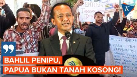 Soraki Bahlil soal Tambang Nikel Raja Ampat, Massa: Papua Bukan Tanah Kosong!