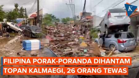 Topan Kalmaegi Porak-porandakan Filipina, 26 Orang Tewas