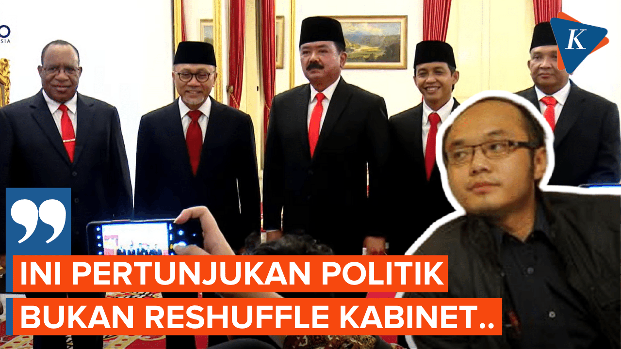 Charta Politika Sebut Pergantian Sejumlah Menteri Joko Widodo adalah Sebagai Pertunjukan Politik