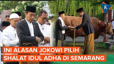 Jokowi Shalat Idul Adha di Semarang, Apa Alasannya?