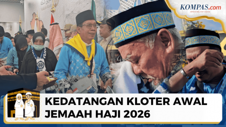 Suasana Kedatangan Kloter Awal Haji 2026 Jalur Fast Track Di Madinah