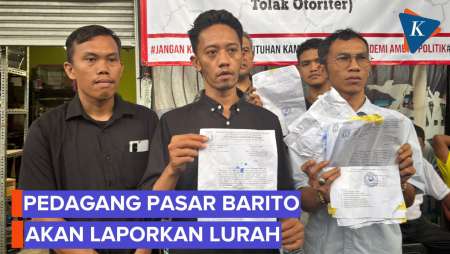 Ricuh dengan Lurah Kramat Pela, Pedagang Pasar Barito Akan Buat Laporan