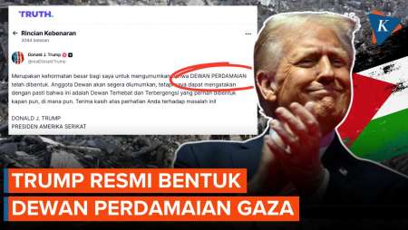 Trump Resmi Bentuk Dewan Perwakilan Perdamaian Gaza, Bagaimana Nasib Hamas?