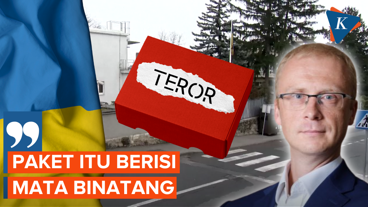 Paket Berdarah Isi Bola Mata Hewan Teror Kantor-kantor Kedubes Ukraina di Eropa