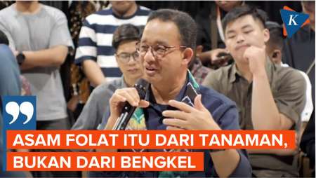 Anies soal Asam Folat Cegah Stunting: Itu dari Tanaman, Bukan Bengkel