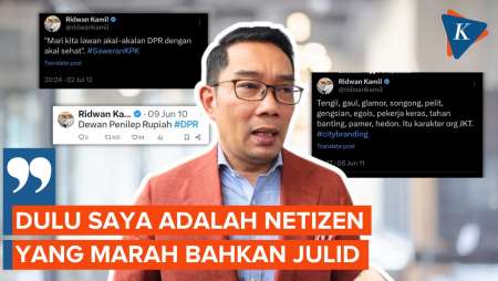 Ridwan Kamil Minta Maaf soal Cuitan Lamanya, Akui Kurang Bijak dan Julid