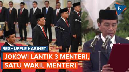 [FULL] Reshuffle Kabinet, Momen Presiden Jokowi Melantik Tiga Menteri Baru di Sisa Masa Jabatannya