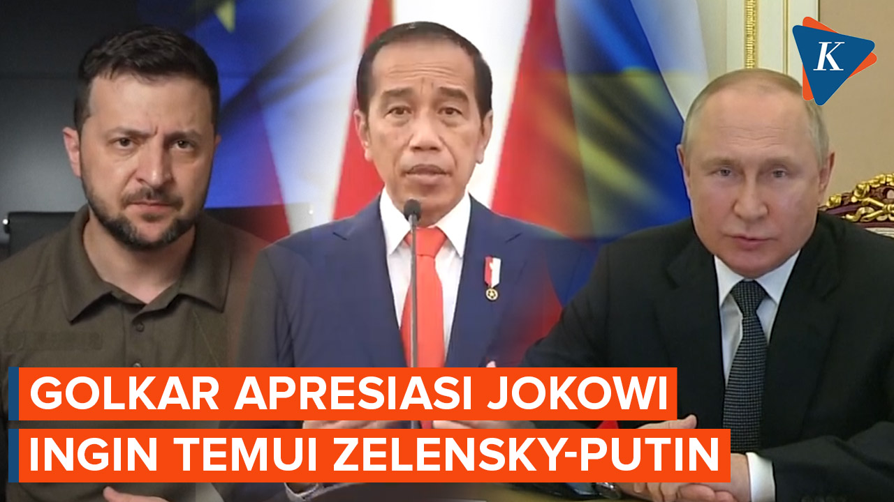 Golkar Apresiasi Langkah Jokowi Temui Putin dan Zelensky