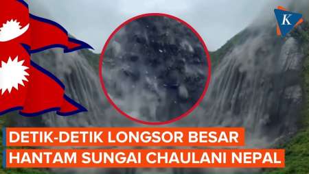 Usai Banjir Bandang, Nepal Alami Longsor Besar di Sungai Chaulani