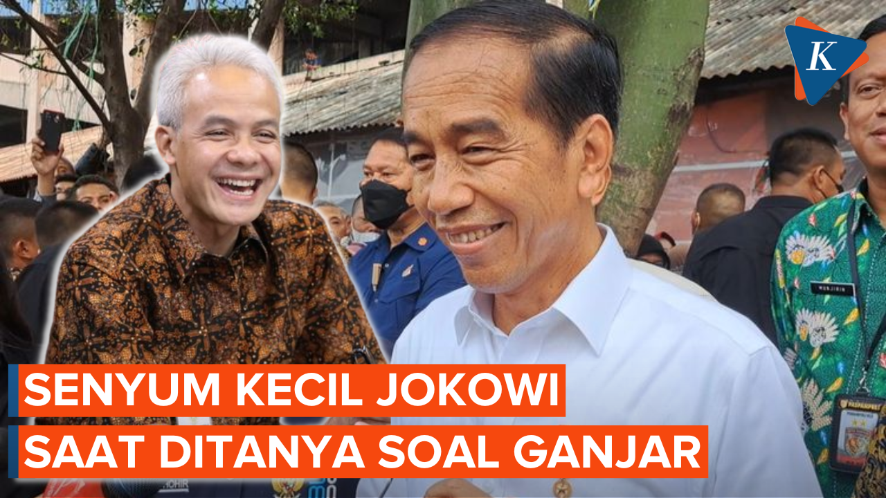 Jokowi Lempar Senyum Saat Ditanya Momen Kebersamaan Bersama Ganjar