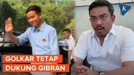 Golkar Tetap Dukung Gibran meski Tak Gabung Partai