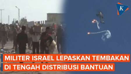 Ribuan Warga Palestina Berlarian Serbu Pusat Distribusi Bantuan, Israel Sempat Lepaskan Tembakan