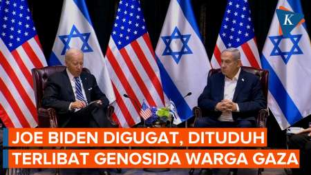 Warga AS Gugat Joe Biden, Tuduh Sang Presiden Terlibat Genosida Israel