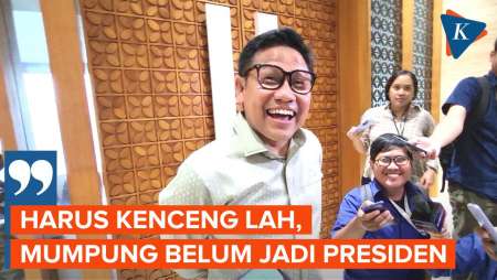 Tertawa Saat Pecut Anies Pakai Sarung, Cak Imin: Mumpung Belum Jadi Presiden…