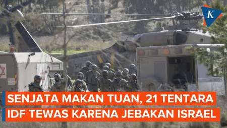 21 Tentara Israel Tewas karena Jebakannya Sendiri