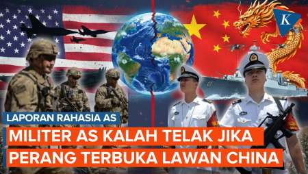 Laporan Rahasia: AS Kalah Telak Jika Perang Terbuka Lawan China, Ini Sebabnya