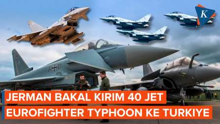 Jerman Setuju Kirim 40 Jet Tempur Eurofighter Typhoon ke Turkiye