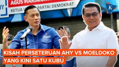 Kisah AHY dan Moeldoko, Dulu Berseteru Kini Satu Kubu