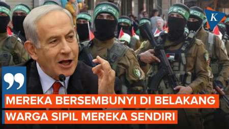 Tuding Hamas Sembunyi di Belakang Warga Sipil, PM Israel Siapkan Segala Cara untuk Menghancurkannya